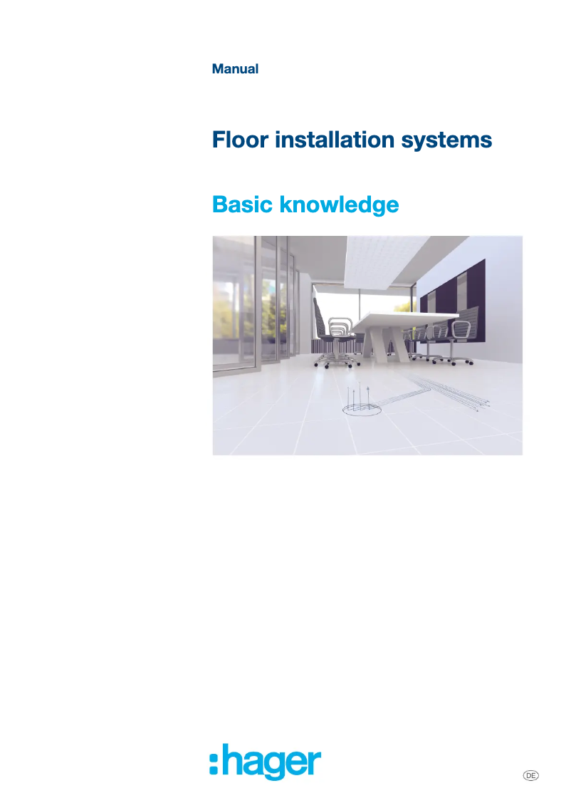 Page 1 de la notice Guide d'installation Hager BKWE300090