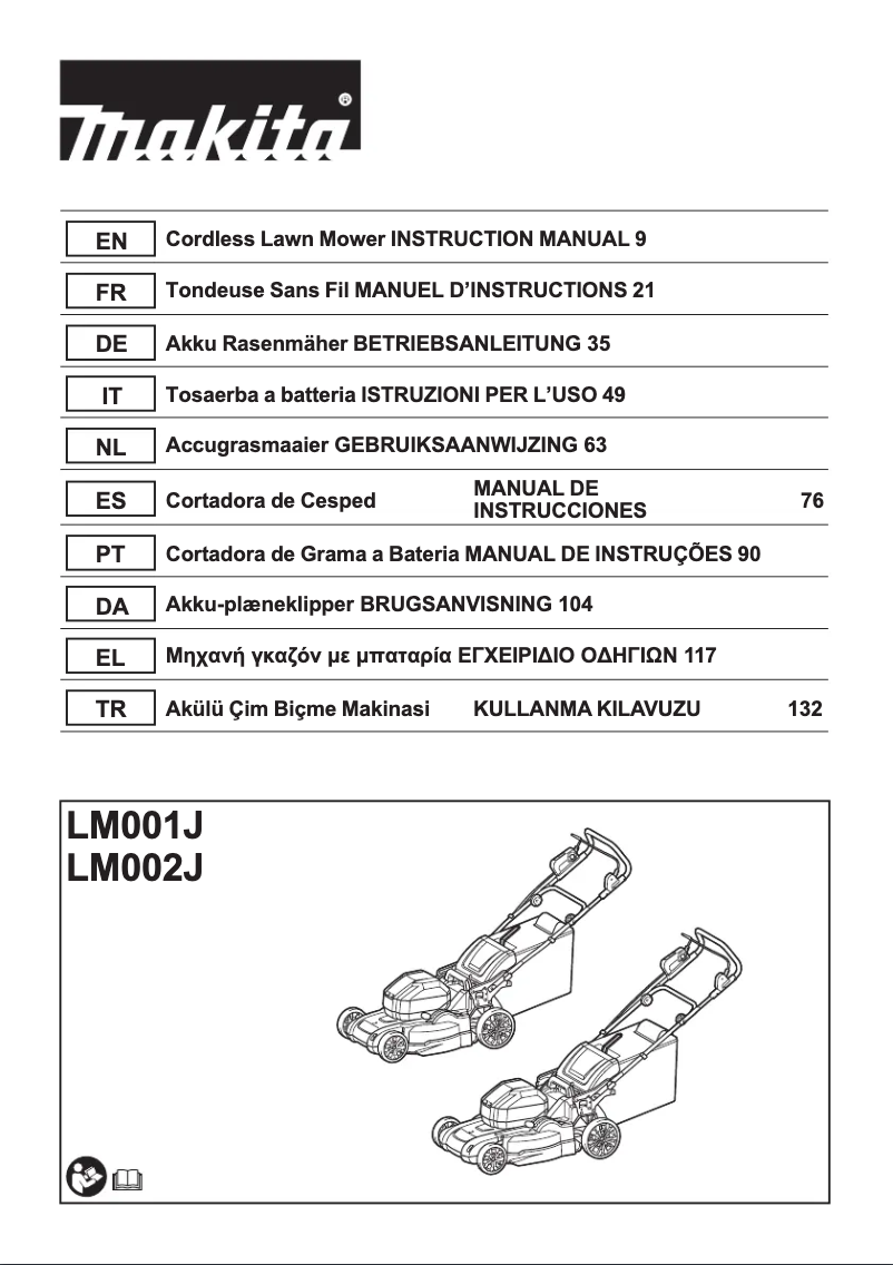 Página 1 del manual Manual de usuario Makita LM002J