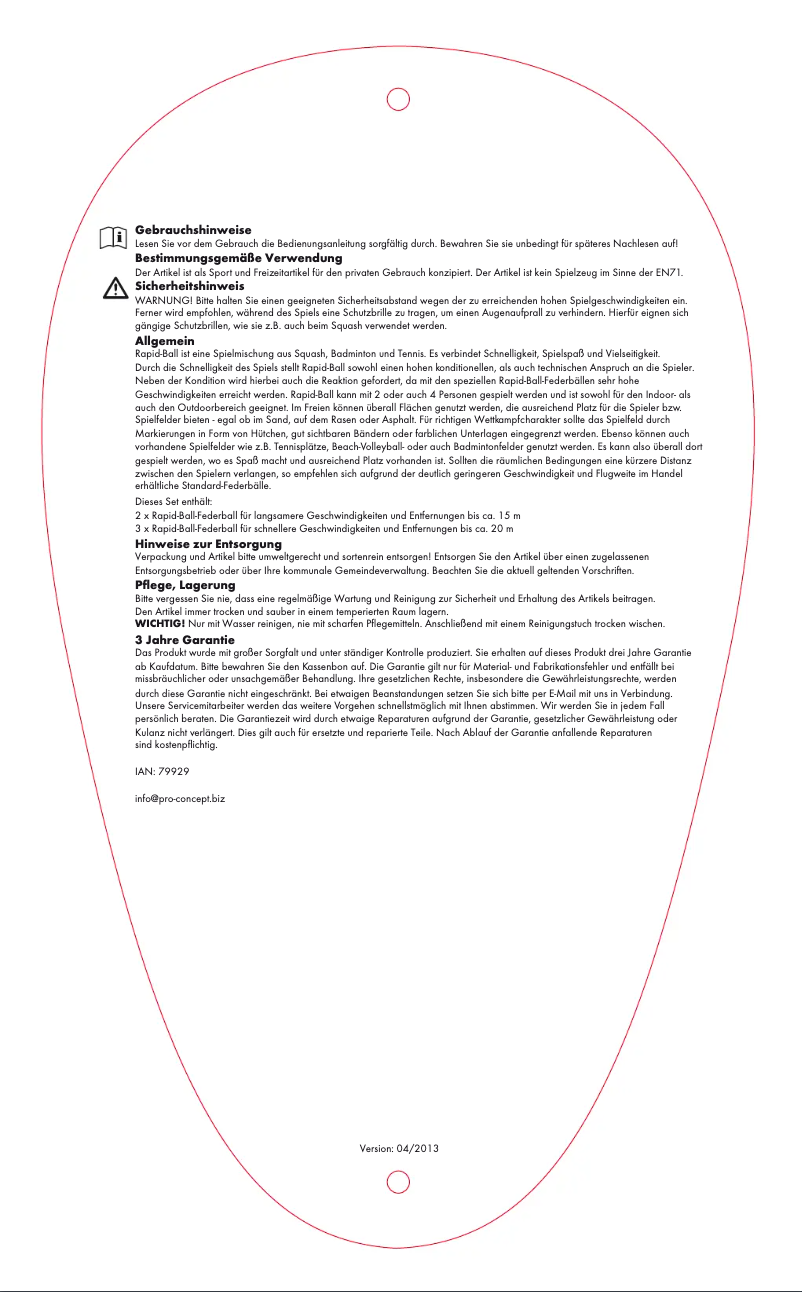 Página 1 del manual Manual de usuario Powerfix Z30829