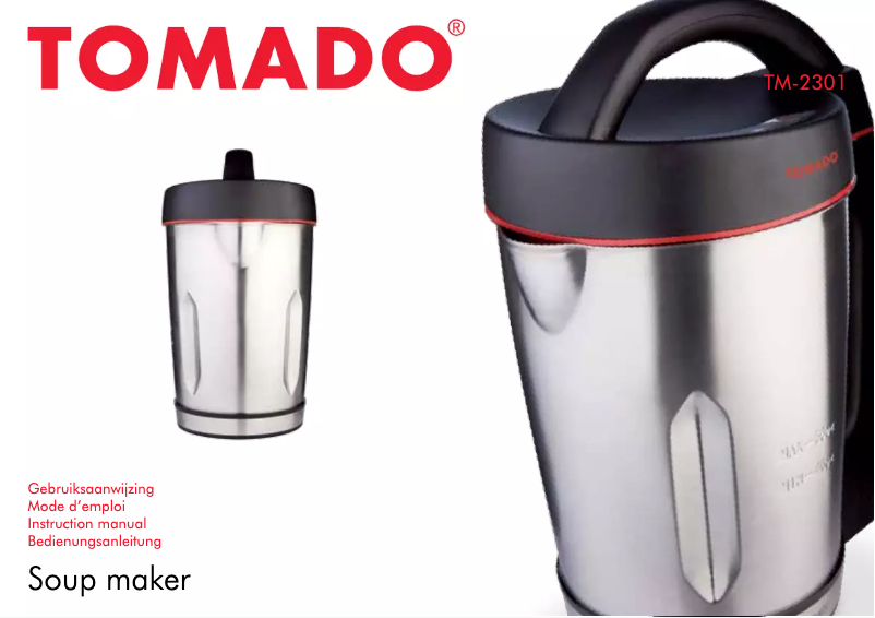 Page 1 de la notice Manuel utilisateur Tomado TM 2301