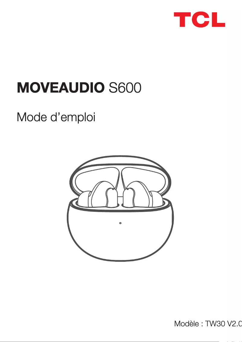 Page 1 of the manual User Manual TCL MoveAudio S600