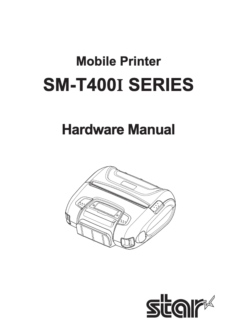 Page 1 de la notice Manuel utilisateur Star Micronics SM-T400i