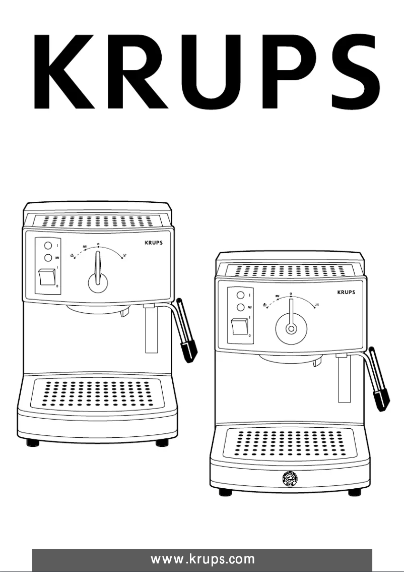 Page 1 de la notice Manuel utilisateur Krups FNC1