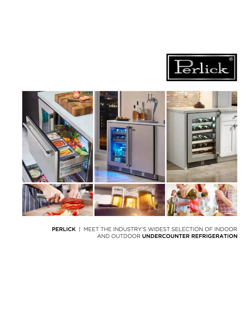 Page 1 de la notice Mode d'emploi Perlick Signature Series HP24RO-3-5