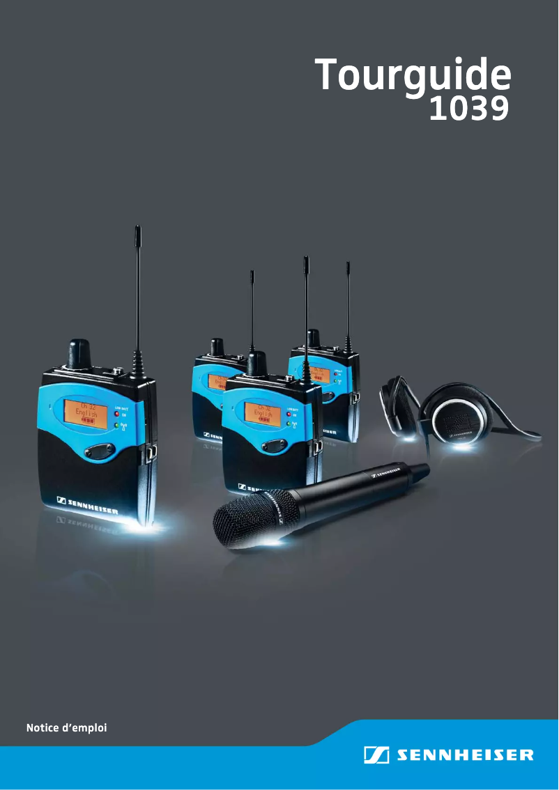 Page 1 de la notice Manuel utilisateur Sennheiser EK 1039