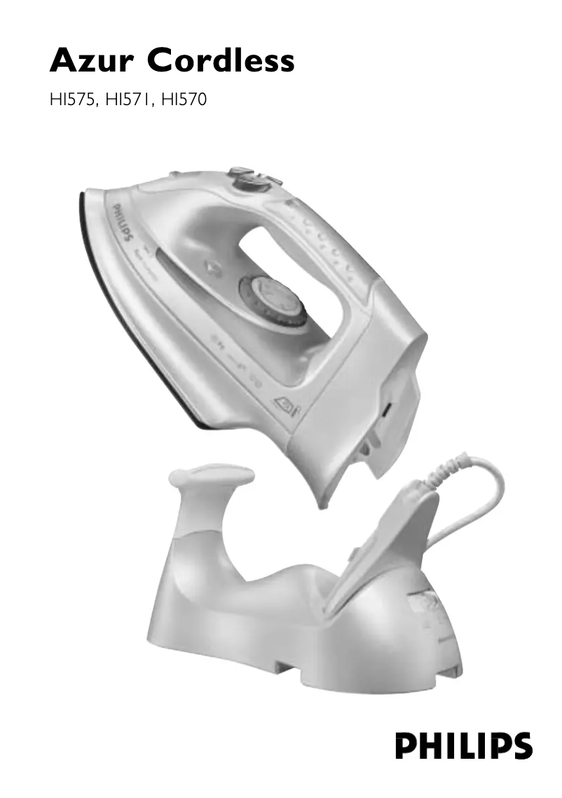 Page 1 de la notice Manuel utilisateur Philips Azur HI575
