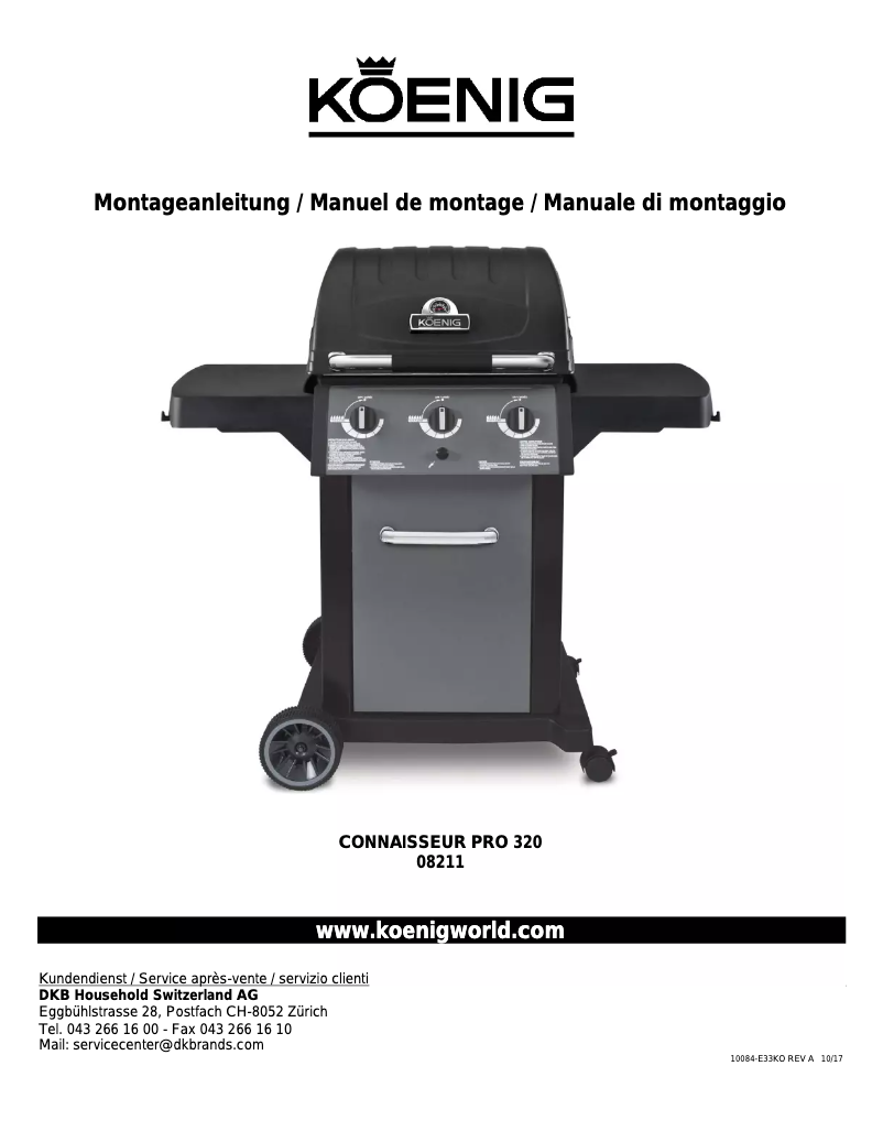 Page 1 de la notice Manuel utilisateur Koenig B08211