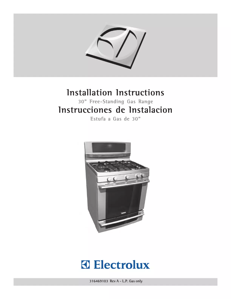 Page 1 de la notice Guide d'installation Electrolux EW3LGF65GS