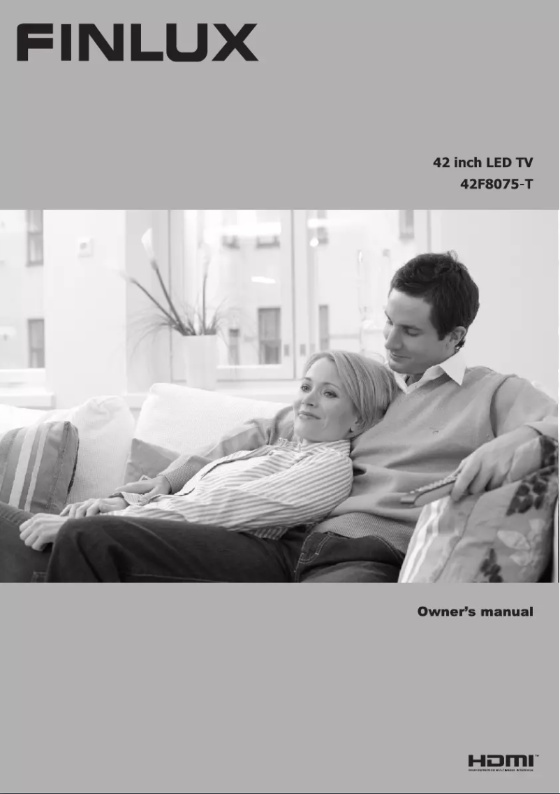 Page 1 de la notice Manuel utilisateur Finlux 42F8075-T