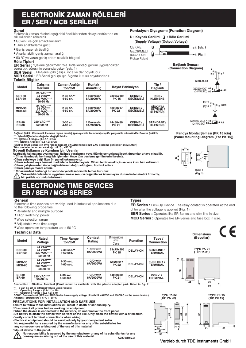 Page 1 de la notice Manuel utilisateur ENTES MCB-30