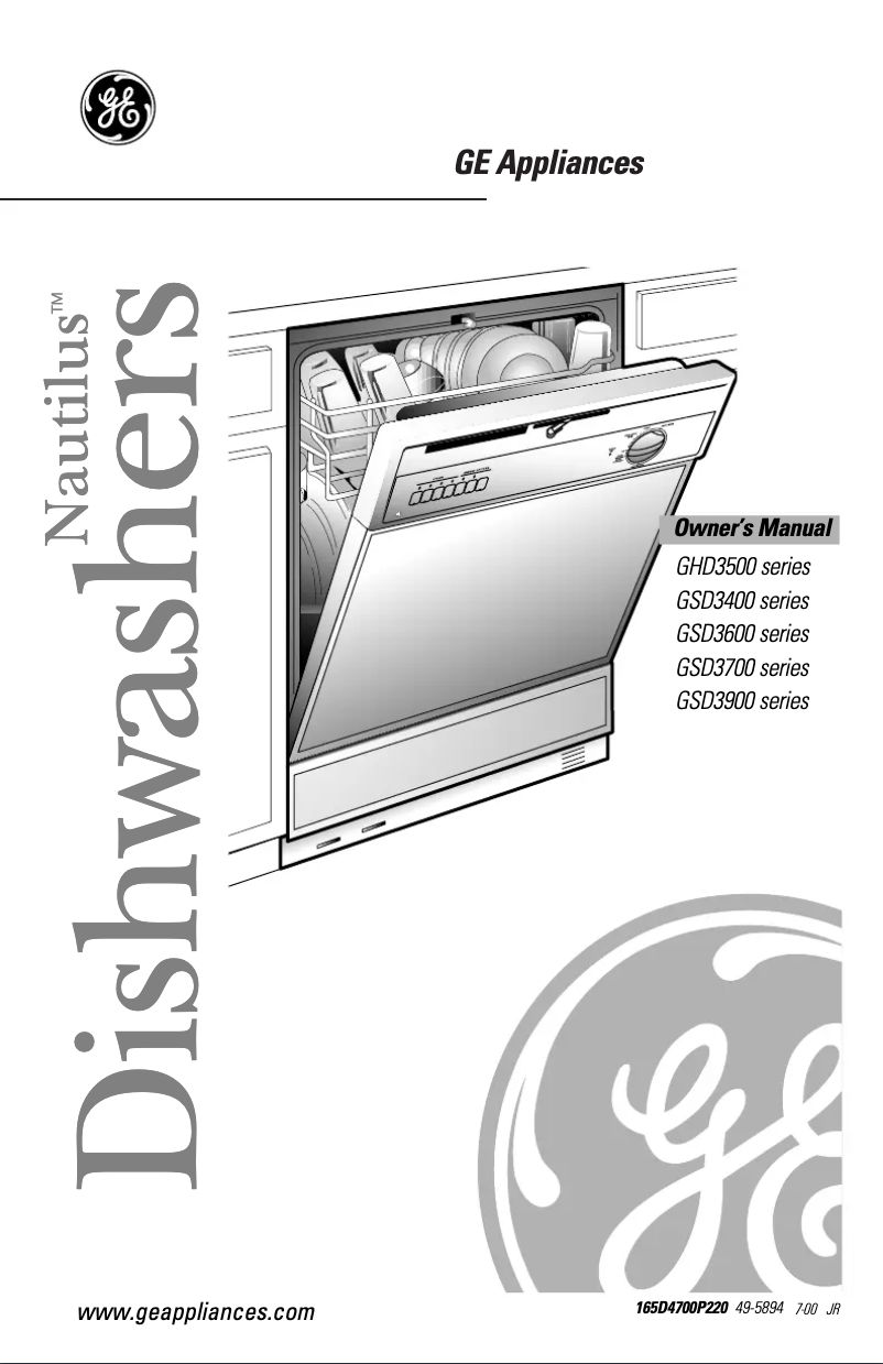 Página 1 del manual Manual de uso y mantenimiento GE GSD3650FCC