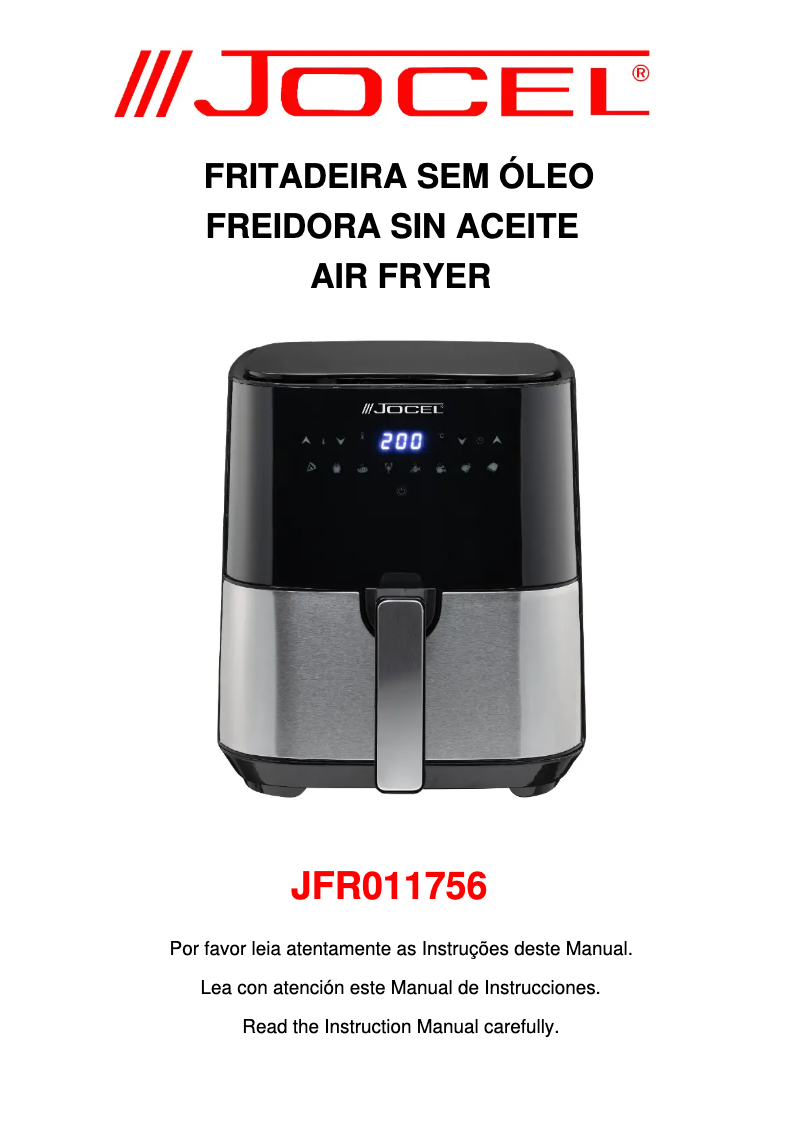 Page 1 de la notice Manuel utilisateur Jocel JFR011756