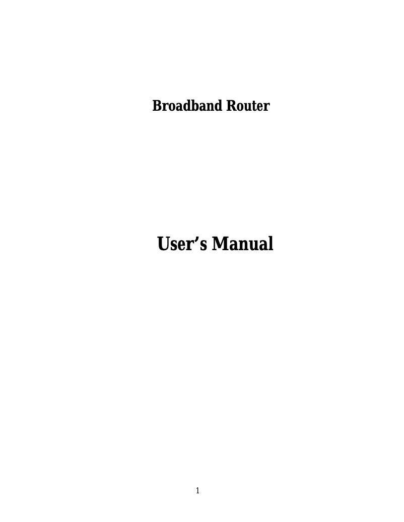 Page 1 de la notice Manuel utilisateur Intellinet DSL/Cable Internet Router 523295