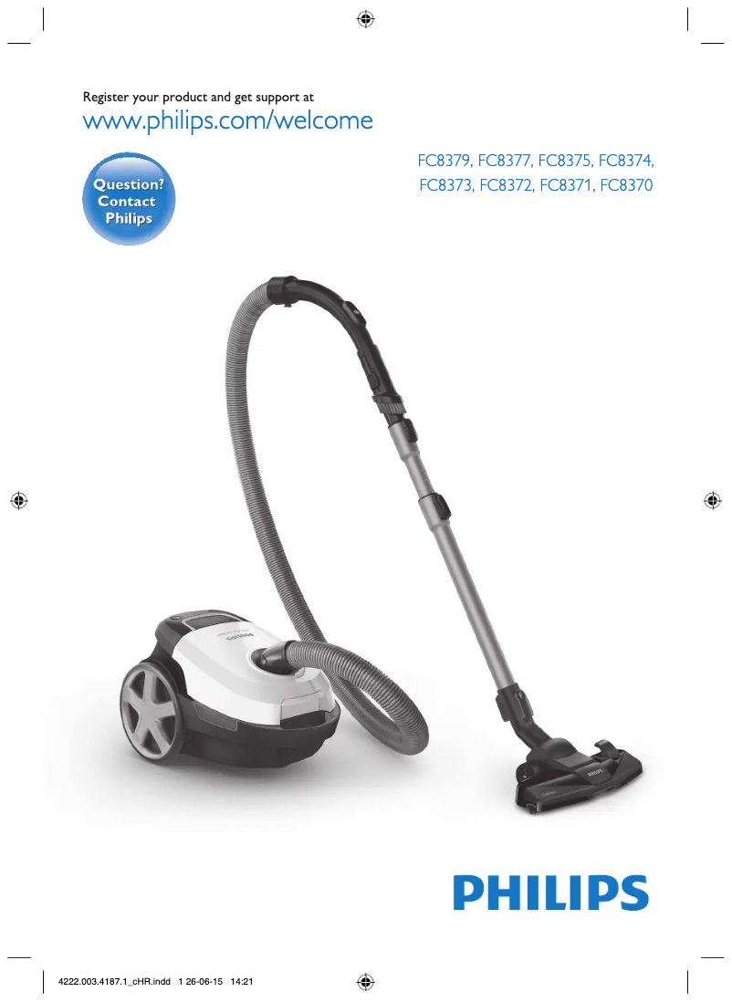 Página 1 del manual Manual de usuario Philips Performer Compact FC8375