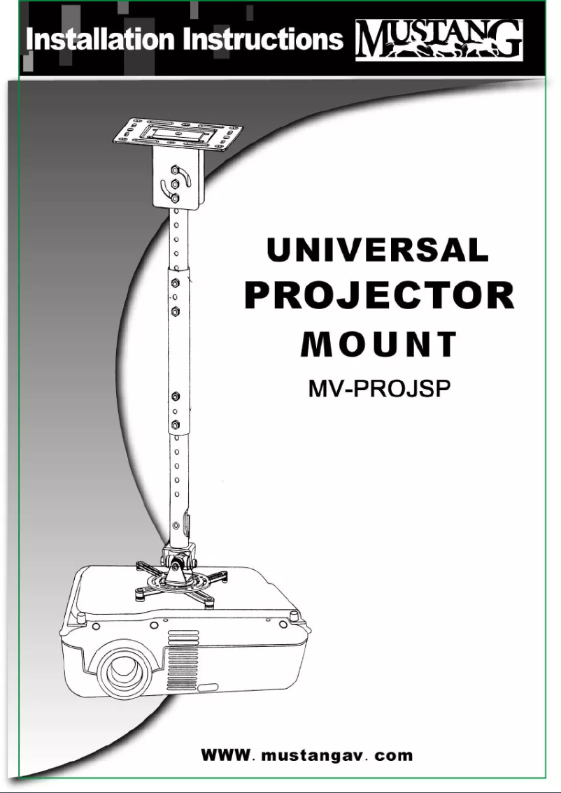 Página 1 del manual Manual de usuario Mustang MV-PROJ-SP
