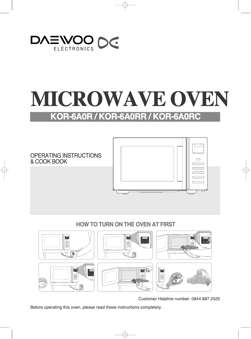 Page 1 de la notice Manuel utilisateur Daewoo KOR-6A0RR