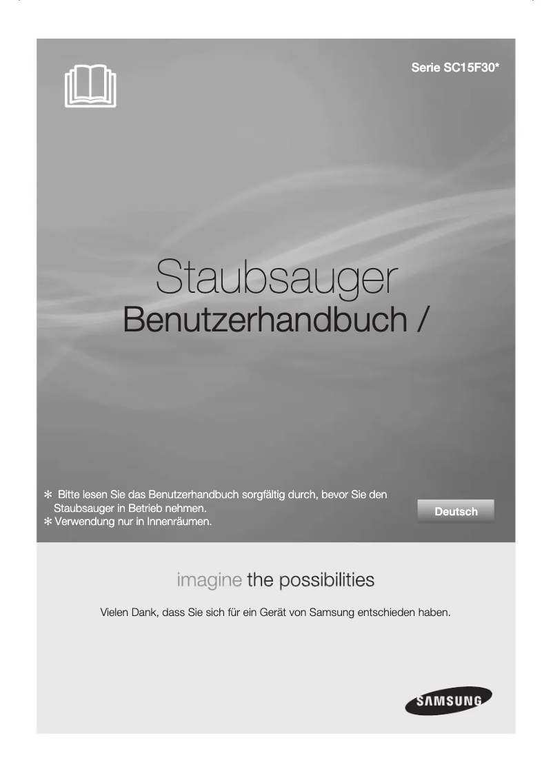 Page 1 de la notice Manuel utilisateur Samsung SC07F30WG