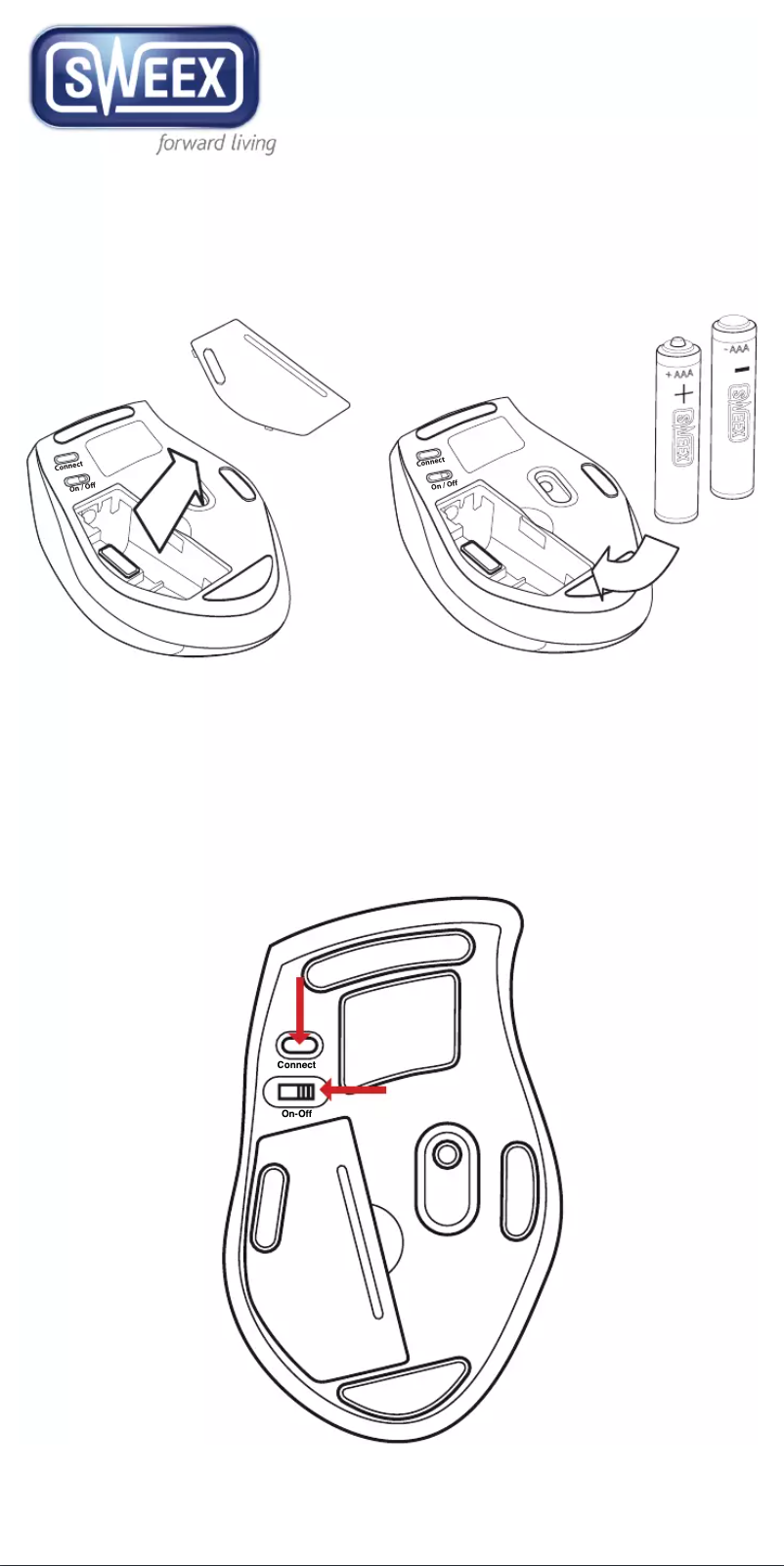 Page 1 de la notice Manuel utilisateur Sweex Bluetooth Laser Black MI701