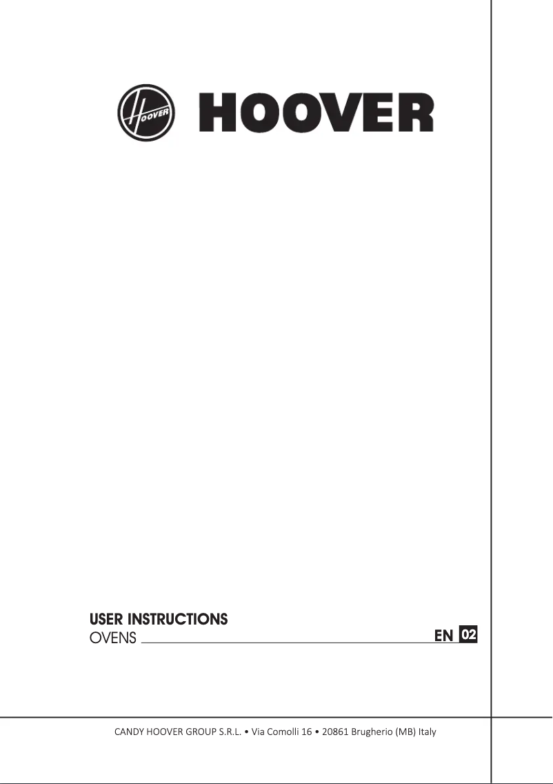 Page 1 de la notice Manuel utilisateur Hoover H-OVEN 300 HOC3H3058IN