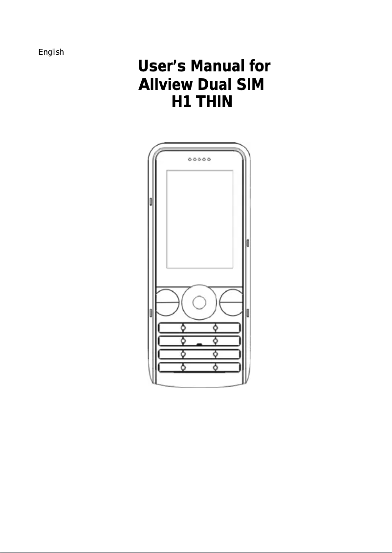 Page 1 de la notice Manuel utilisateur Allview H1 Thin