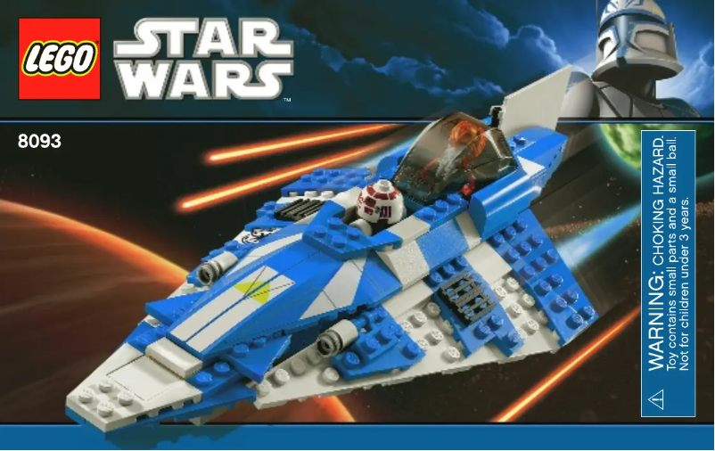 Page 1 de la notice Manuel utilisateur Lego Star Wars 8093