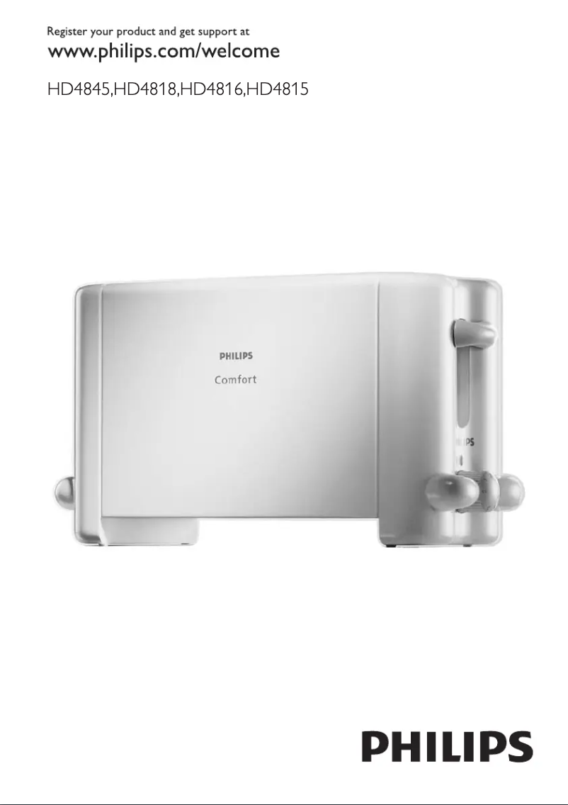 Page n°1 - Manuel utilisateur Philips HD4845