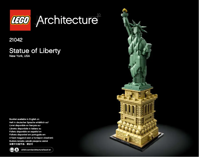 Page 1 de la notice Manuel utilisateur Lego Architecture