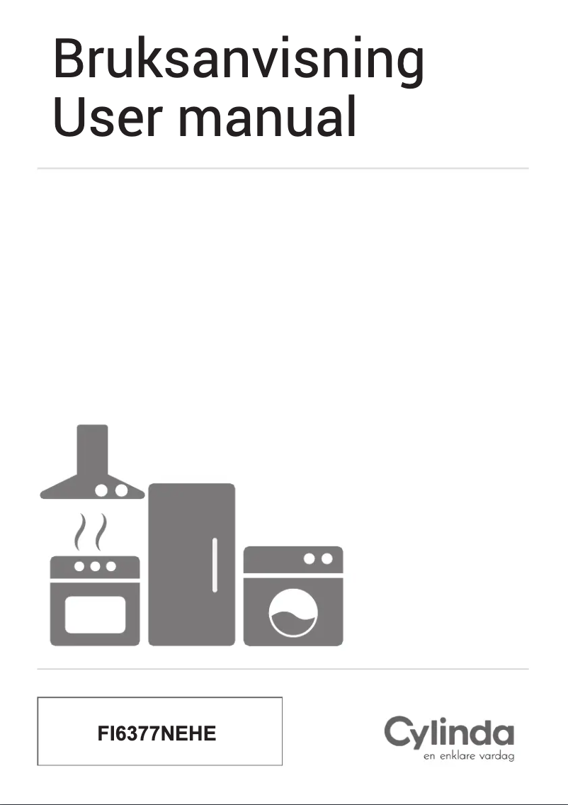 Page 1 of the manual User Manual Cylinda FI6377NEHE
