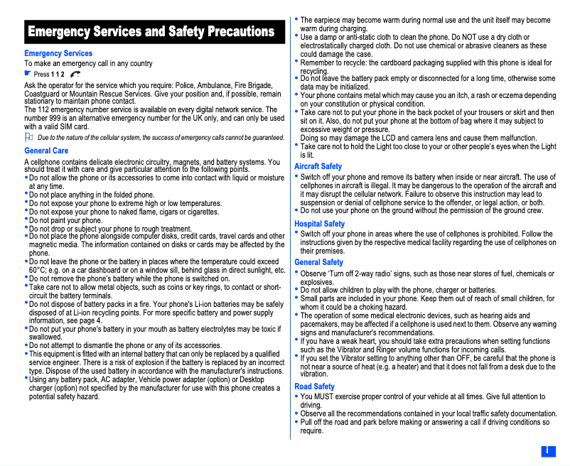 Page 1 de la notice Manuel utilisateur NEC e232