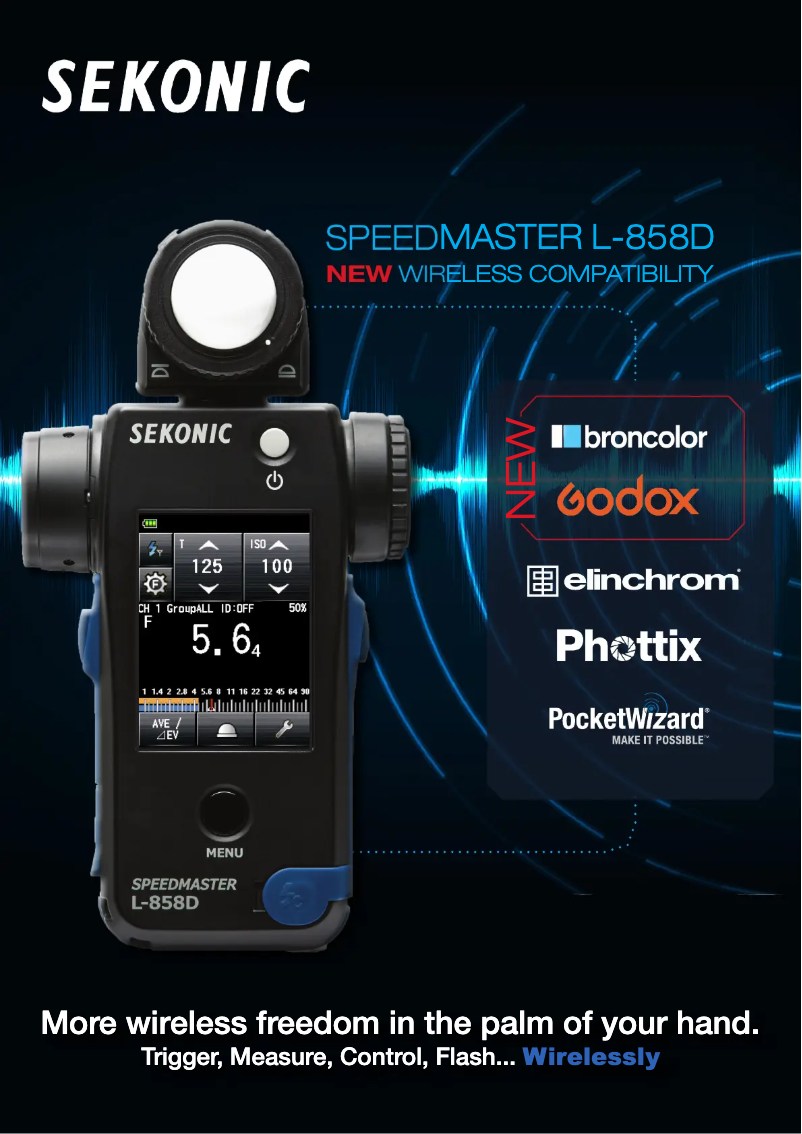 Página 1 del manual Folleto Sekonic RT-GX