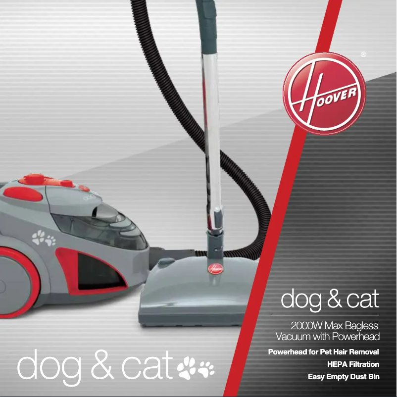 Page 1 de la notice Manuel utilisateur Hoover Dog & Cat 5013PH