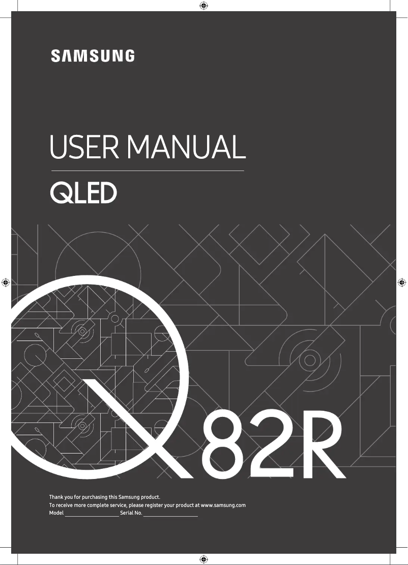 Página 1 del manual Manual de usuario Samsung QE55Q82R