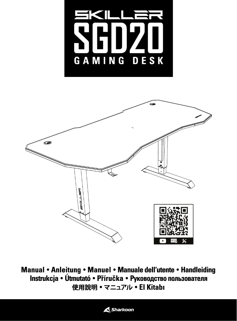 Page 1 de la notice Manuel utilisateur Sharkoon Skiller SGD20