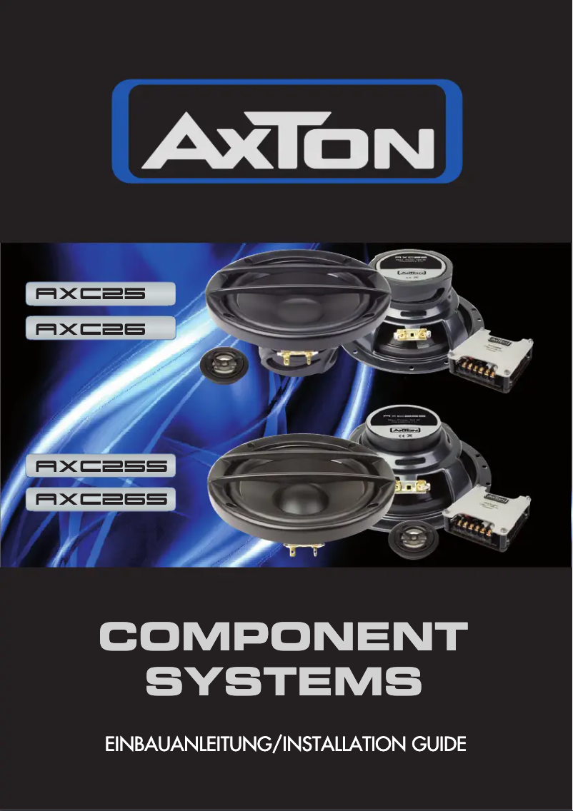 Page 1 de la notice Manuel utilisateur Axton AXC26