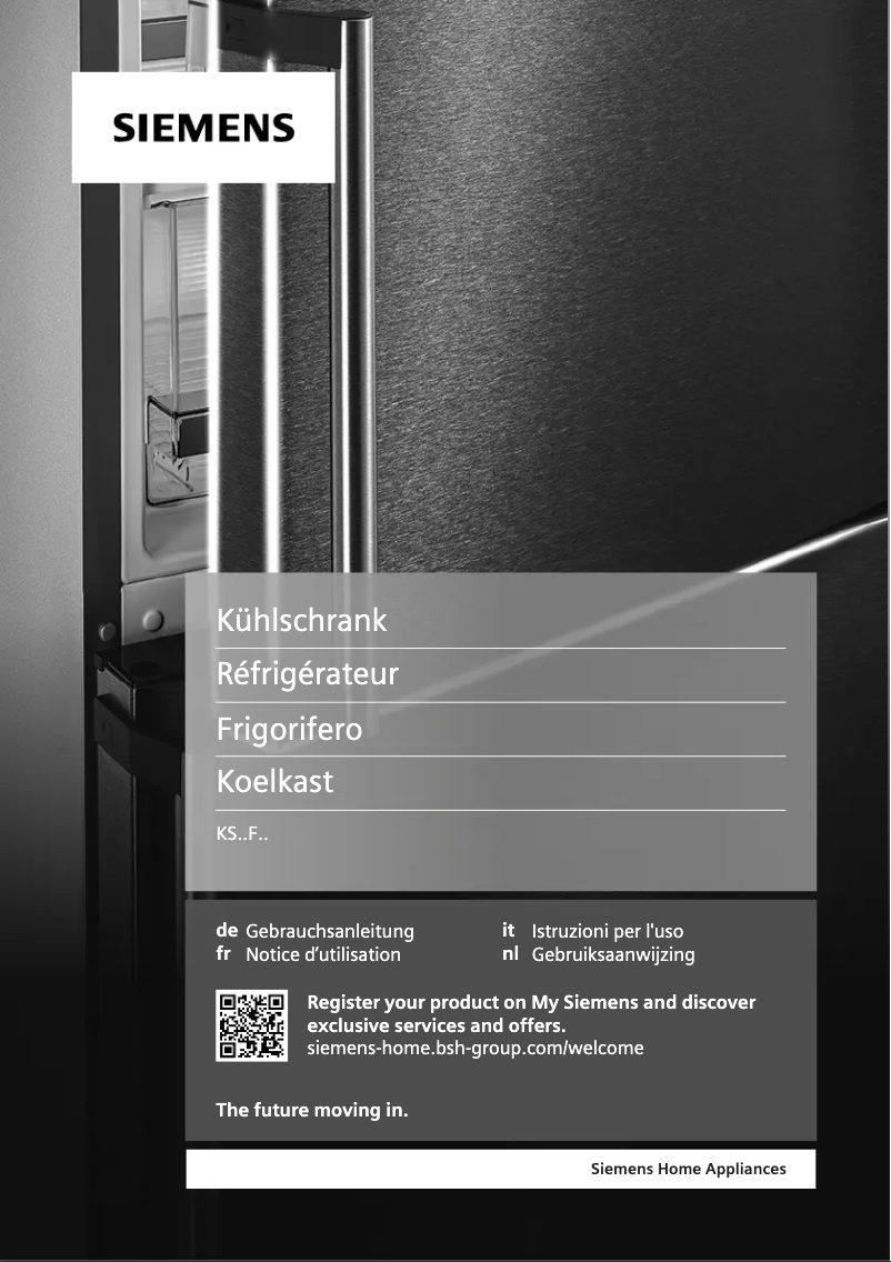 Page 1 de la notice Manuel utilisateur Siemens KS36FPIDP