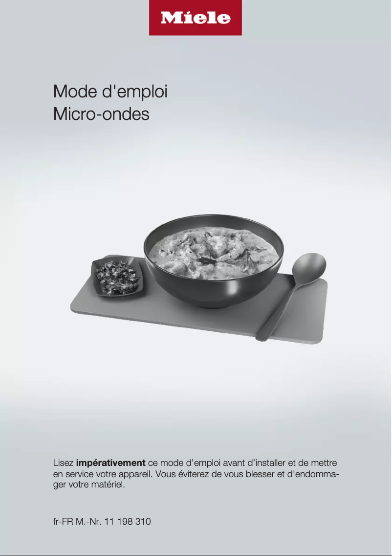 Page 1 de la notice Manuel utilisateur Miele M 2230 SC