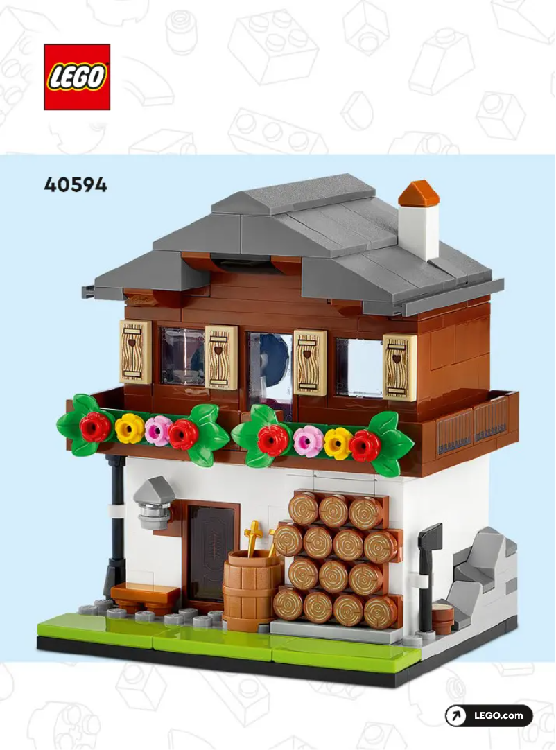 Page 1 de la notice Manuel utilisateur Lego Houses of the World 40594