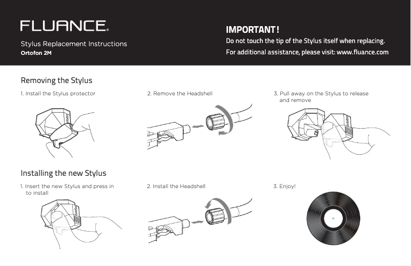 Page 1 de la notice Manuel utilisateur Fluance Ortofon 2M
