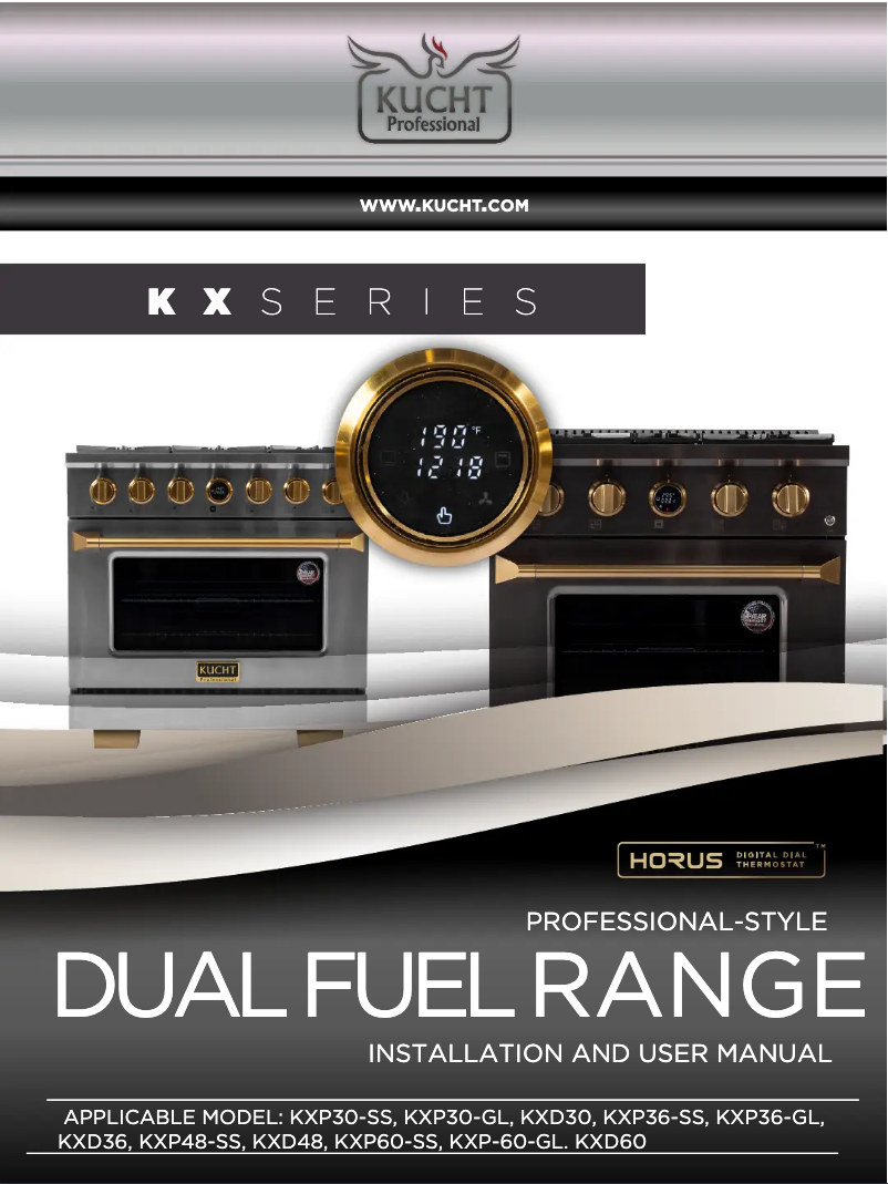 Page 1 de la notice Manuel utilisateur Kucht KXP30