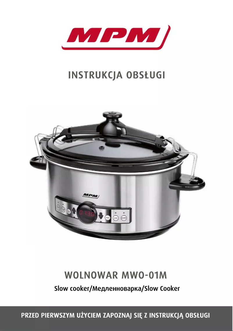 Page 1 de la notice Manuel utilisateur MPM MWO-01M