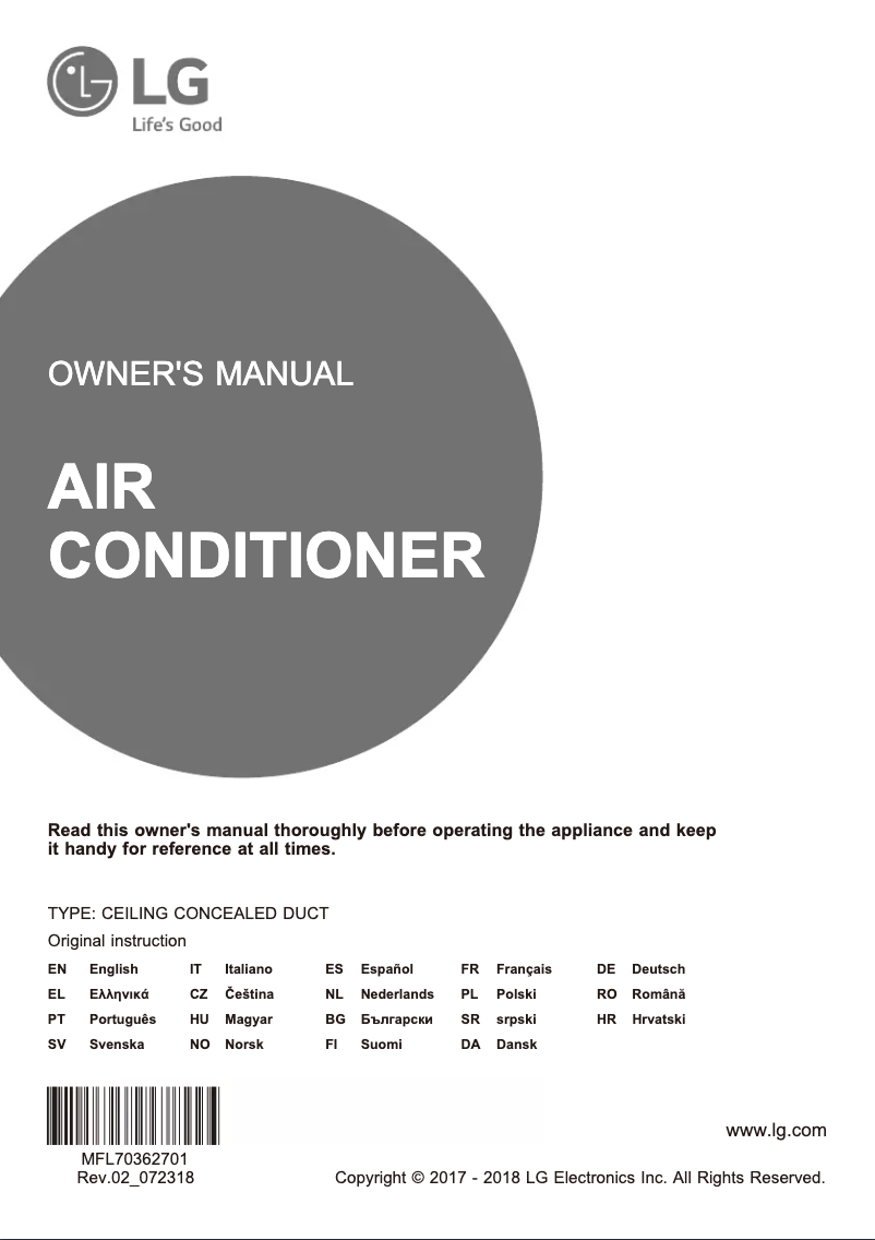 Página 1 del manual Manual de usuario LG UB24H