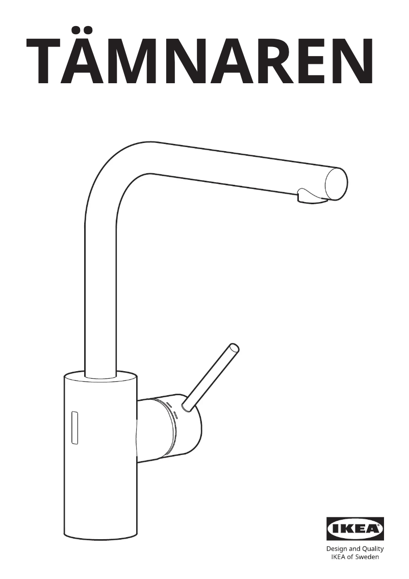 Image de la première page du manuel de l'appareil TÄMNAREN 303.594.98