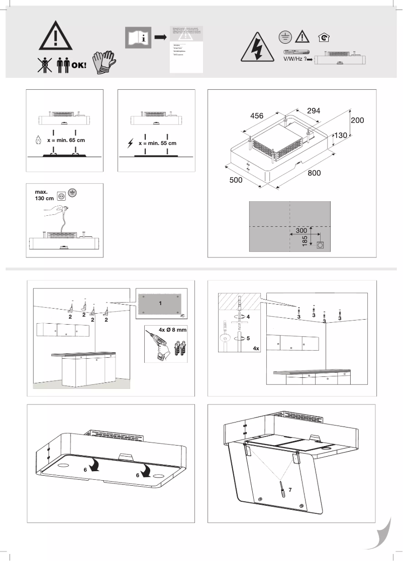 Page 1 de la notice Guide d'installation Etna AOP380WIT