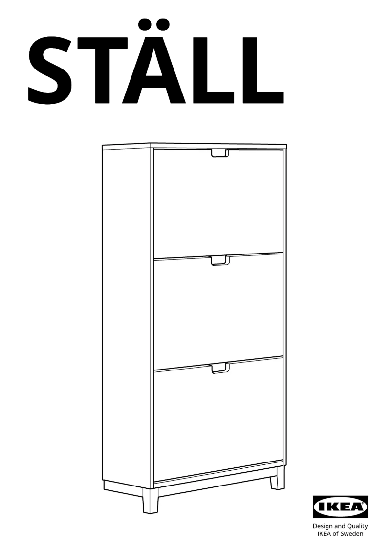 Page 1 de la notice Manuel utilisateur Ikea STÄLL 505.302.62