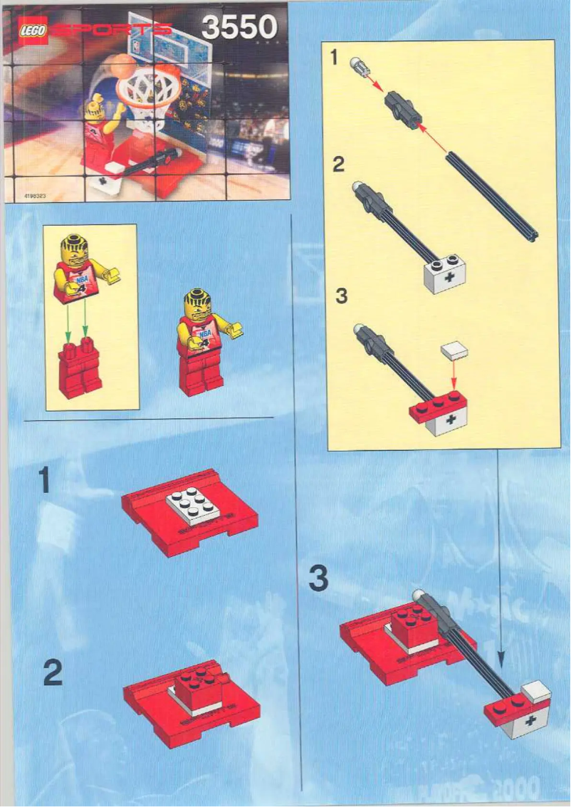 Page 1 de la notice Manuel utilisateur Lego Jump & Shoot