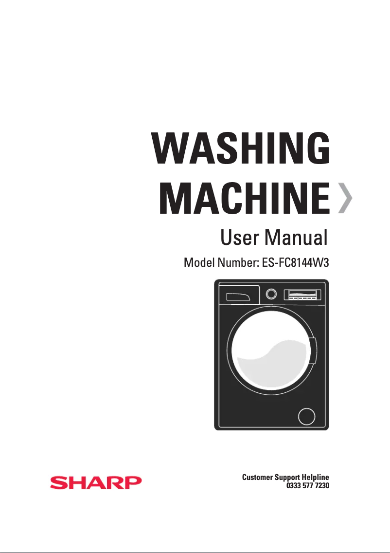 Page 1 de la notice Manuel utilisateur Sharp ES-FC8144W3