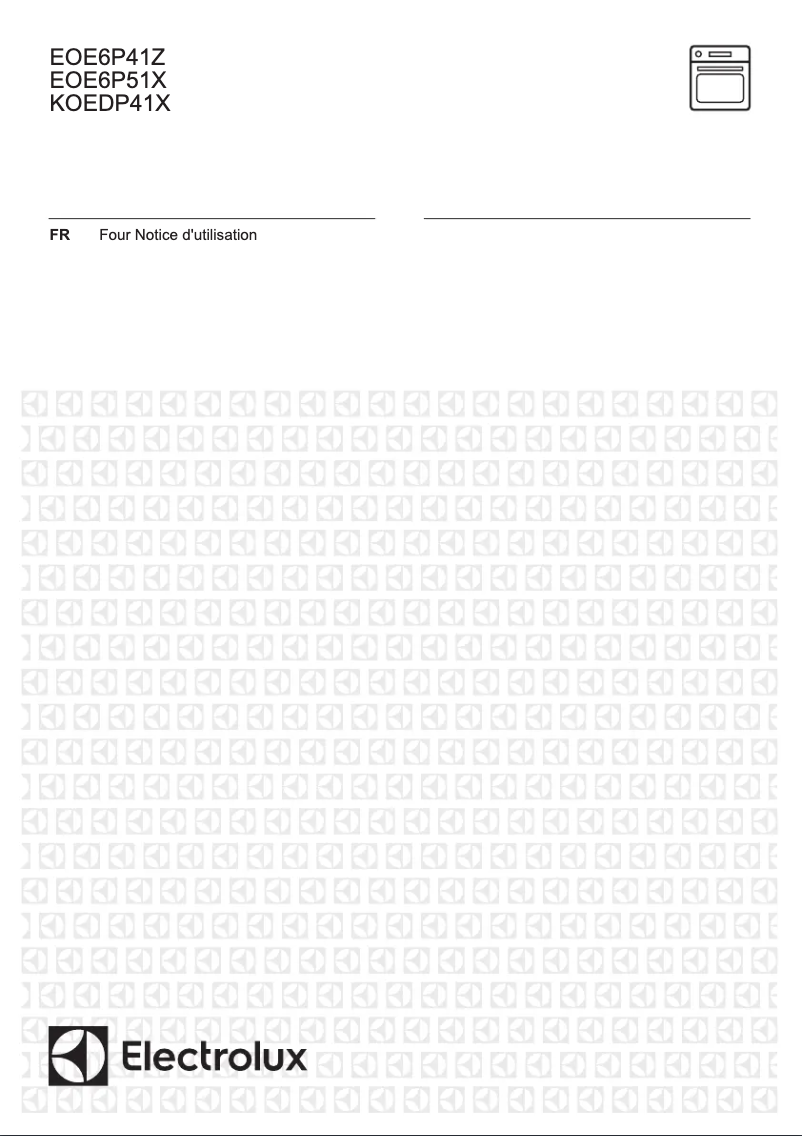 Página 1 del manual Manual de usuario Electrolux EOE6P41Z