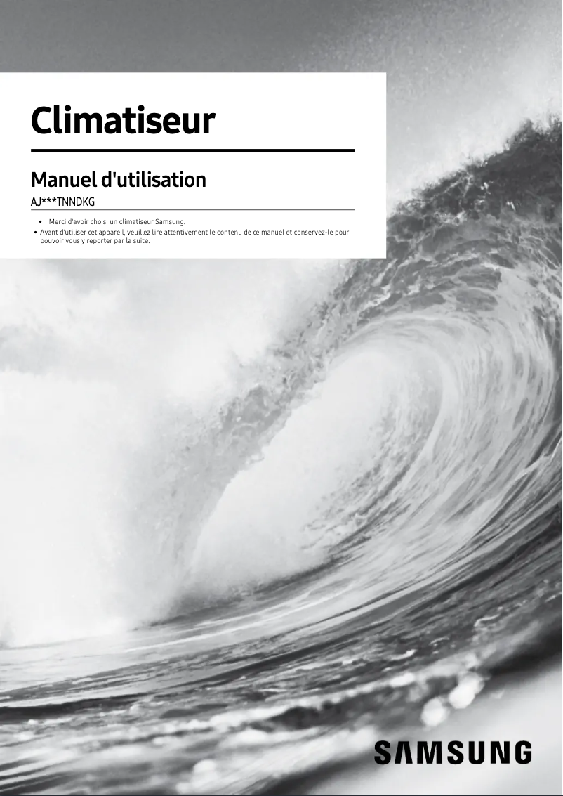 Página 1 del manual Manual de usuario Samsung AJ035TNNDKG/EU