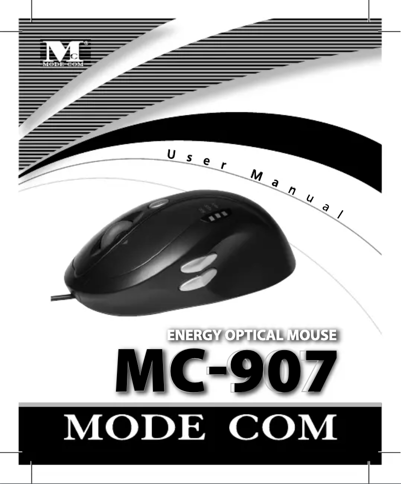 Page 1 of the manual User Manual ModeCom MC-907