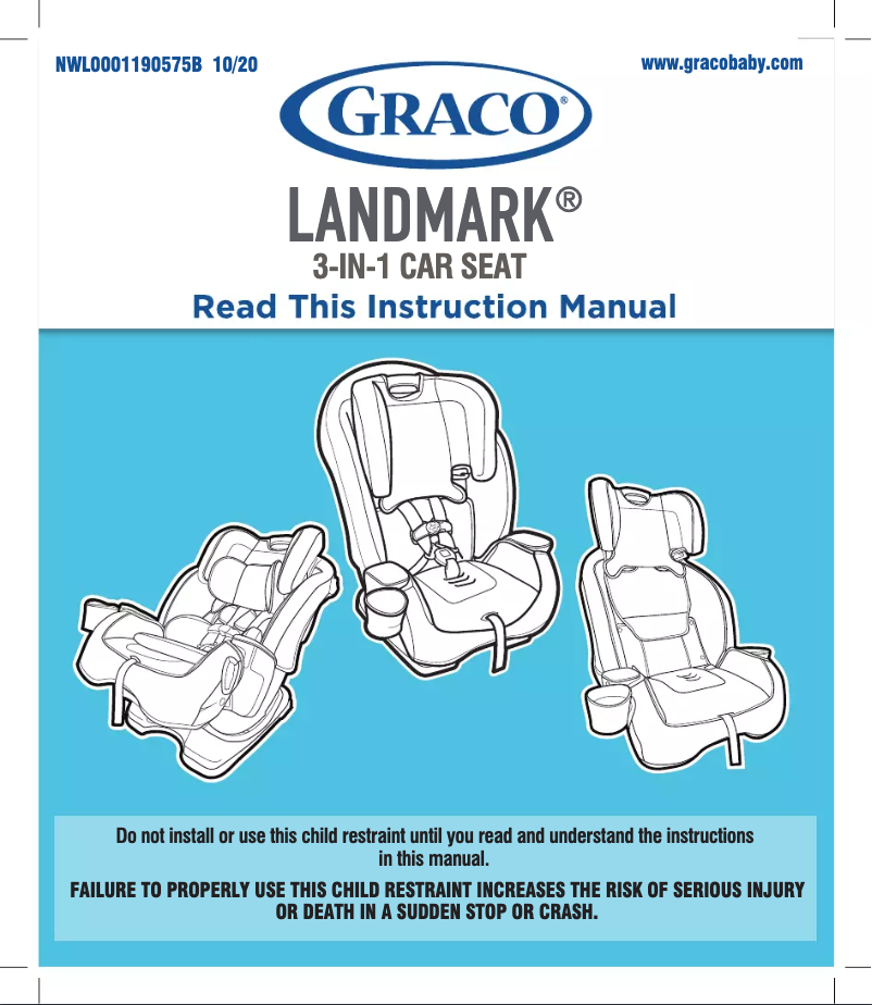 Página 1 del manual Manual de usuario Graco Landmark